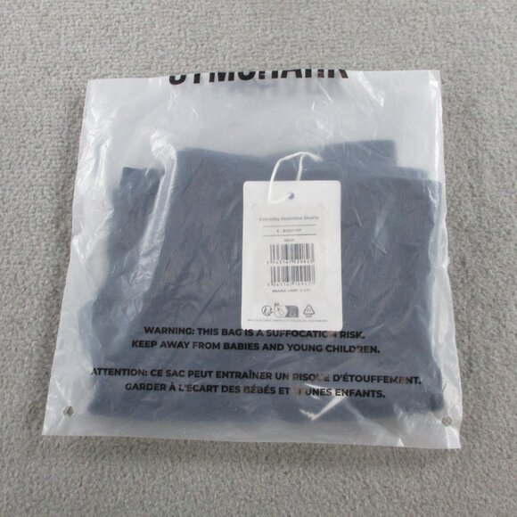 Gymshark Everyday Seamless Shorts Womens Small Navy Body Fit Workout Training - Picture 3 of 6
